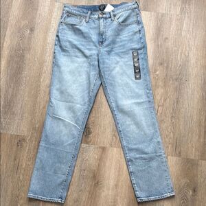 J. Crew Blue Straight Leg Jeans Light Wash High Waist Size 30